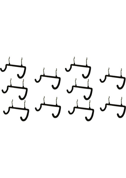 10PCS Pegboard Matkap Tutucu Ağır Hizmet Kancaları Pegboard Çift Kancalar Matkap Için Matkap Askı Kancası Aksesuarlar (Yurt Dışından)