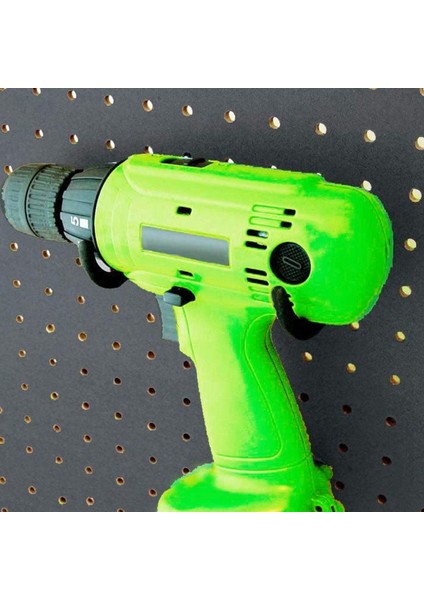 10PCS Pegboard Matkap Tutucu Ağır Hizmet Kancaları Pegboard Çift Kancalar Matkap Için Matkap Askı Kancası Aksesuarlar (Yurt Dışından) fırsatları