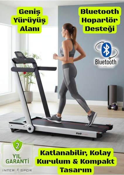 Echo Fıt Katlanabilir Kolay Kurulum Koşu Bandı(81 Ilde Teknik Servis Hizmeti)