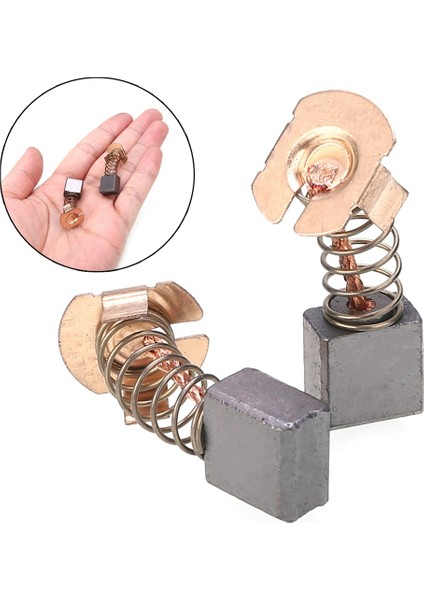 2 Elektrikli Matkap Motorları Yedek Parçalar Için Çift Mini Karbon Fırçaları CB441 CB-441 CB-432 194435-6 BHR241 BHR202 (Yurt Dışından) fırsatları