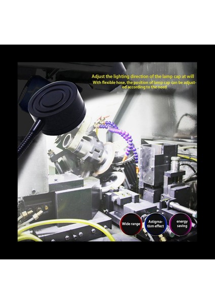 2x LED Iş Işığı Manyetik Base Goopeneck Lambası 220V 5W Torna Frezeleme Matkabı Pres Endüstriyel Aydınlatma Ab Fiş (Yurt Dışından) fırsatları