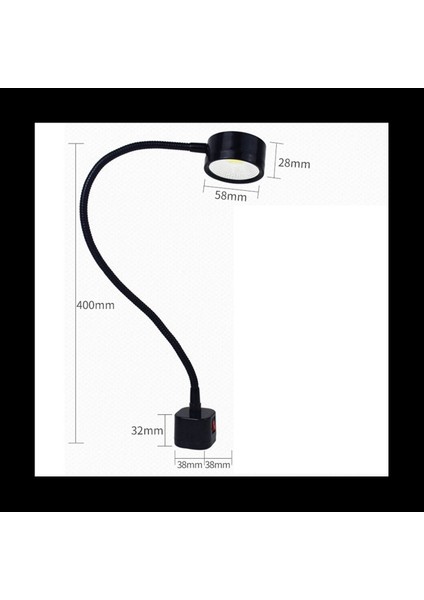 2x LED Iş Işığı Manyetik Base Goopeneck Lambası 220V 5W Torna Frezeleme Matkabı Pres Endüstriyel Aydınlatma Ab Fiş (Yurt Dışından) indirimleri