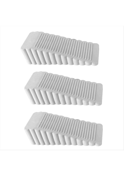 3 Paket Güçlü Kapı Stopları - Güvenli Kapı Tıkanması Için Kaymaz Kauçuk (Yurt Dışından)