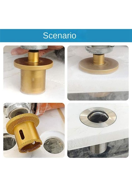 Delik Açıcı Öğütücü Matkap Ucu Lehimlenmiş Elmas Delik Matkap Mermer Fayanslar Için Çekirdek Bitler Delik Açıcı Üçgen 40-60 (Yurt Dışından) fırsatları