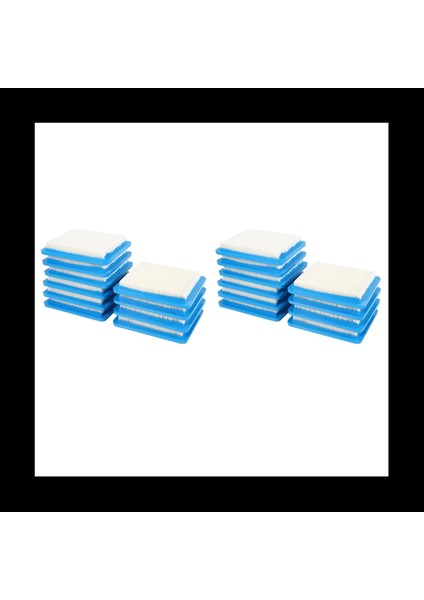 20 Paket 491588S Hava Filtresi Briggs Stratton Için Değiştir 491588 4915885 Düz Hava Temizleyici Kartuş Çim Biçme Biçme Filtresi (Yurt Dışından)