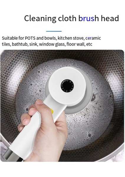 Elektrikli Spin Scrubber Kablosuz Şarj Edilebilir Yıkayıcı Banyo Küveti Lavabo Mutfak Yemekleri Karo Pencere Zemin Harç (Yurt Dışından) fiyatları