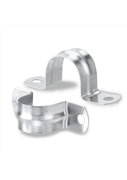240 Paket M25 (1 Inç) Paslanmaz Çelik Sert Boru Kayışı 2 Delikli Kablo U Braket Kelepçe Askısı (Yurt Dışından) fiyatları
