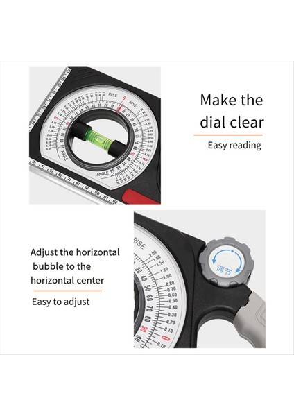 Mühendislik Eğim Ölçeği Eğim Ölçüm Cetvel Manyetik Yamaç Ölçüm Enstrümanı Profesyonel Eğim Ölçüm Aracı (Yurt Dışından) indirimleri
