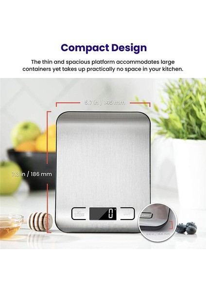 Dijital Gıda Mutfak Ölçeği Ağırlığı Gramlar ve Pişirme ve Yemek Için Ons Doğruluk Tartımı (Yurt Dışından) indirimleri