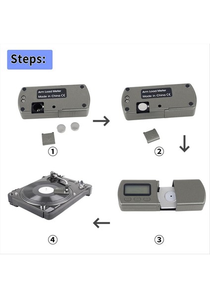 Mini Dijital Turntable Stylus Kuvvet Göstergesi Hassasiyet 0 1g/5g LCD Arka Işık Mavi Okuma Kolu Fono Kartuşu (Yurt Dışından) indirimleri