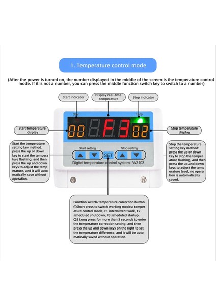 W3103 Ac 220V Max Dijital Termostat 30A Sıcaklık Kontrolör Anahtarı Duvar Asma Dc 12V 24V Termostat (Yurt Dışından) fiyatları