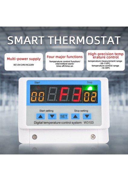 W3103 Ac 220V Max Dijital Termostat 30A Sıcaklık Kontrolör Anahtarı Duvar Asma Dc 12V 24V Termostat (Yurt Dışından) modelleri