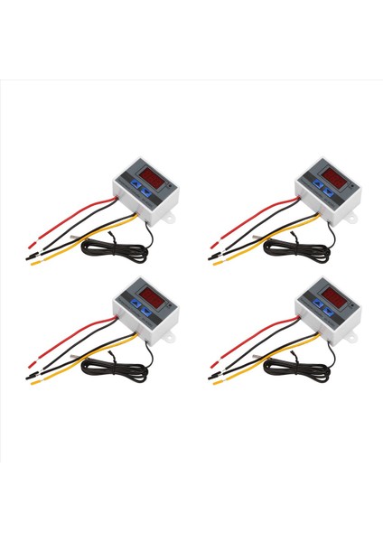 4x 220V Dijital LED Sıcaklık Denetleyicisi 10A Switch Dijital Ekran Inkübasyon Denetleyicisi ile Termostat Kontrolü (Yurt Dışından)