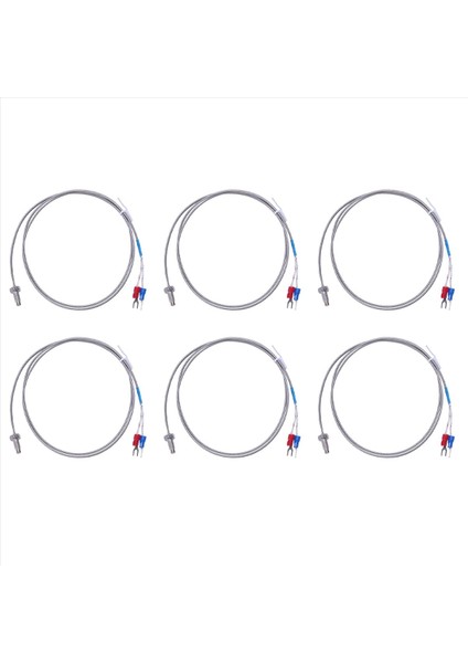 6pcs 3 3ft K Tip Termokupl Sıcaklık Denetleyicisi 0-400C Sensör Prob (Yurt Dışından)