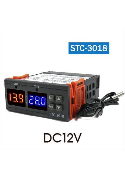 STC-3018 Çift Dijital Sıcaklık Denetleyicisi Iki Röle Çıkışı Termoregülatör Termostat Isıtıcı Soğutucu 12V (Yurt Dışından) fiyatları