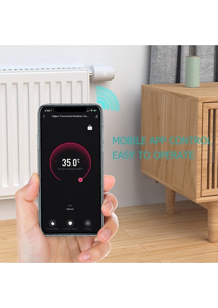 Tuya Smart Zigbee Radyatör Aktüatör Trv Programlanabilir Termostatik Radyatör Valf Uygulaması Uzak Siyah (Yurt Dışından) fiyatları