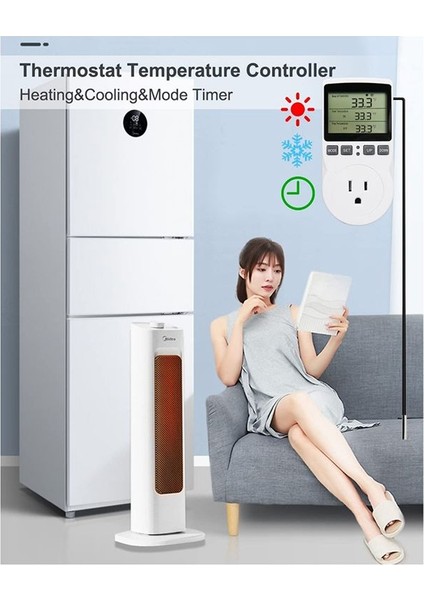 Dijital Sıcaklık Denetleyici Çıkışı 120V Elektrik Termostat Çıkış Fişi 110V Sürüngen Terrarium Sera Abd Fişi Için (Yurt Dışından) fiyatları