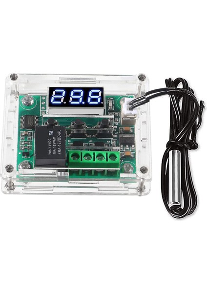 W1209 Dc 12V Dijital Sıcaklık Kontrolör Kartı -50-110 ° C Sıcaklık Sıcaklık Kontrol Modül Anahtarı (1 Pack) (Yurt Dışından)