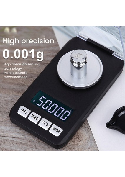 Siyah 50G Mini Taşınabilir Ölçek 0 001G Hassas Çanta Takı Elmas Taş Dengesi Ölçek (Yurt Dışından) fiyatları
