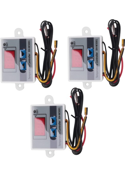 3pcs XH-W3001 Dijital LED Sıcaklık Denetleyici Modülü Dijital Termostat Anahtarı Termostat (12V 10A 120W) (Yurt Dışından) modelleri