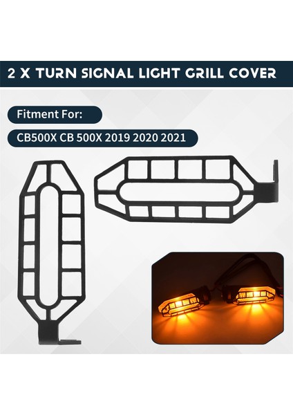 Motosiklet Arka Turn Sinyal Işık Göstergesi Lamba Koruyucu Honda CB500X Cb 500X 2019 2020 2021 (Yurt Dışından) fırsatları