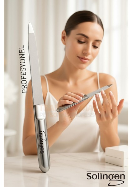 Tırnak Törpüsü Çift Taraflı Paslanmaz Çelik 17.6 cm Salon ve Ev Kullanımı