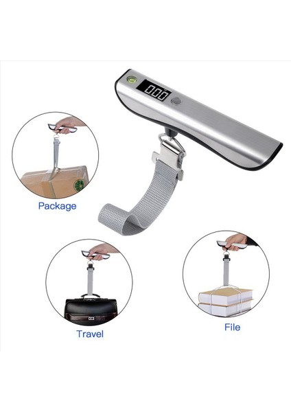 2x Mini Bavul Ölçeği LED Ekran 50KG/110LB Dijital Bagaj Ölçeği Seyahat Çantası Asma Ölçekleri Taraflı Denge Dengesi (Yurt Dışından) fırsatları