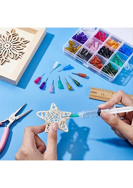 0 5 Inç 12 Sıvı Mürekkep ve Şırıngaları Yeniden Doldurmak Için Yem Kilitleri Olan Farklı Gösterge Iğneleri Noel Zanaat Malzemeleri (Yurt Dışından) fırsatları