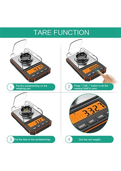 Ince Ölçek 0 001G Dijital Miligram Ölçeği 50G / 0 001G LCD Ekranlı Dijital Cep Ölçeği Laboratuvar Dijital Ölçeği Kırmızı (Yurt Dışından) fırsatları