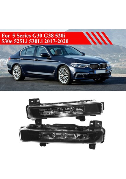 Araba Ön Tampon Sis Lambası LED Bmw 5 Serisi G30 G31 G38 2017-2020 Sürüş Lambası 63179477171 L Için Gündüz Çalışan Işık (Yurt Dışından) modelleri