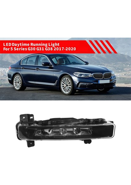 Araba Ön Tampon Sis Lambası LED Bmw 5 Serisi Için Gündüz Çalışan Işık G30 G31 G38 2017-2020 Sürüş Lambası 63179477172 R (Yurt Dışından) indirimleri