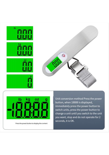 Taşınabilir Ölçekli Dijital LCD Asma Ölçekli Bavul Seyahat Bagaj Çantası Ağırlık Ölçek Dengesi Araç (Yurt Dışından) modelleri