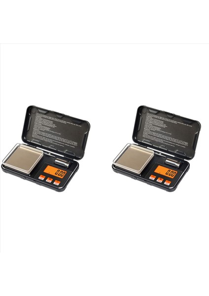 2x Mini Dijital Ölçekli Li Gram Ölçekli Denge Hassas Makinesi Cep Boyutlu Tartım Araçları 200G x 0 01G (Yurt Dışından)