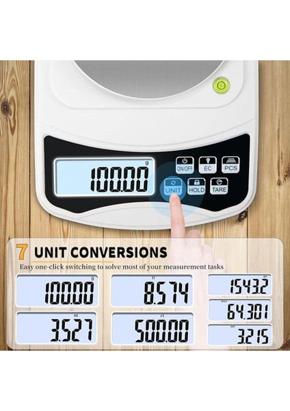 2x Dijital Laboratuar Ölçeği Gram Skal 1000G 0 01 Gacturecy 100G Ağırlığındaki Çok Fonksiyonlu Hassasiyetli Ölçek (Yurt Dışından) modelleri