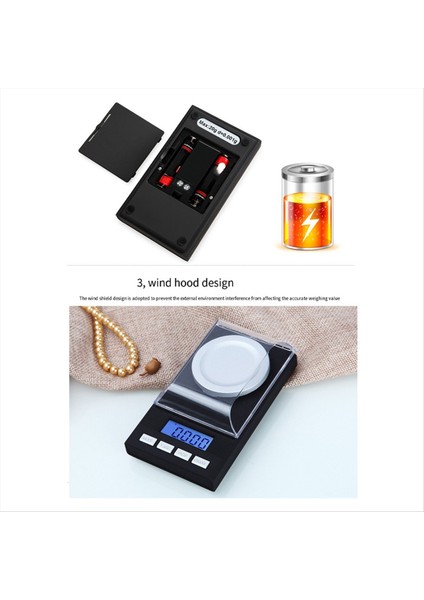 20G/0 001G Karat Ölçekli Altın Takı Ölçeği Taşınabilir Miligram Tartım Küçük Analitik Denge (Yurt Dışından) fiyatları