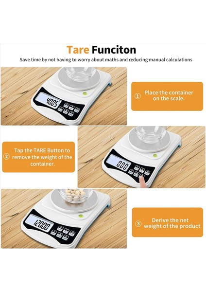 3x Dijital Laboratuar Ölçeği Gram Skal 1000G 0 01 Gacurecy 100G Ağırlığındaki Çok Fonksiyonlu Hassasiyetli Ölçek (Yurt Dışından) indirimleri