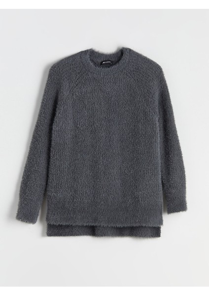 Yeni Sezon Bisiklet Yaka Kadın Triko Tunik indirimleri