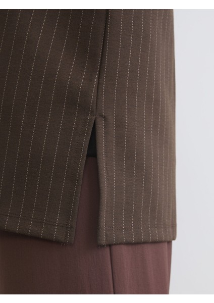 Yeni Sezon Çizgili Oversize Kadın Gömlek Tunik fırsatları