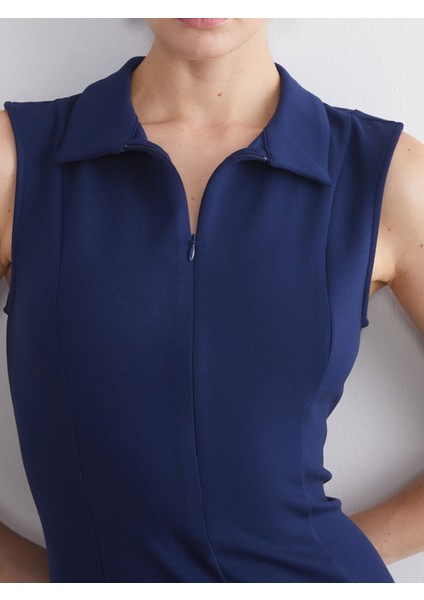 Yeni Sezon Polo Yaka A Kesim Mini Elbise fırsatları