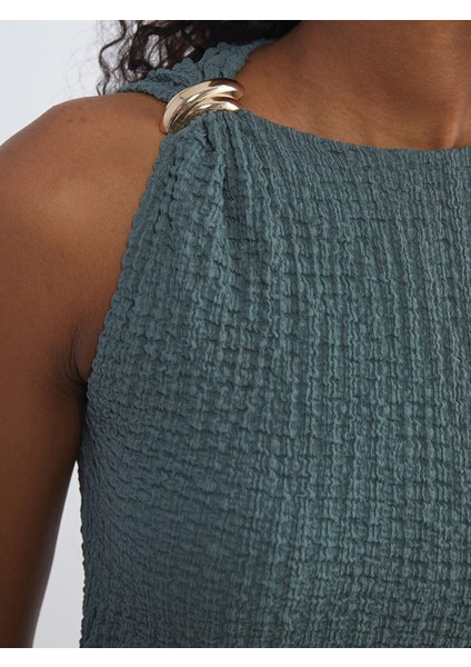 Yeni Sezon Bisiklet Yaka Büzgülü Bodycon Elbise modelleri