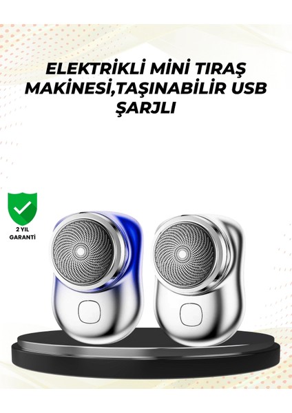 Tüm Vücut Bölgelerinde Kullanılabilen Küçük Boy Tıraş Cihazı