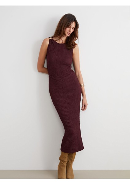 Yeni Sezon Bisiklet Yaka Büzgülü Bodycon Elbise fiyatları