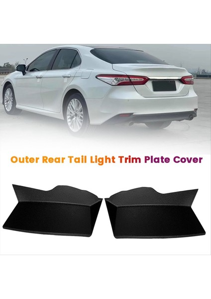 1paır Arka Erişim Kapağı Dış Kuyruk Işık Trim Plakası 81497-06030 81498-06030 Toyota Camry Için 18-21 Lhd Runk Yağmur Oluk (Yurt Dışından) fırsatları