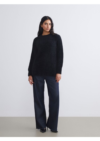 Yeni Sezon Bisiklet Yaka Kadın Triko Tunik fiyatları