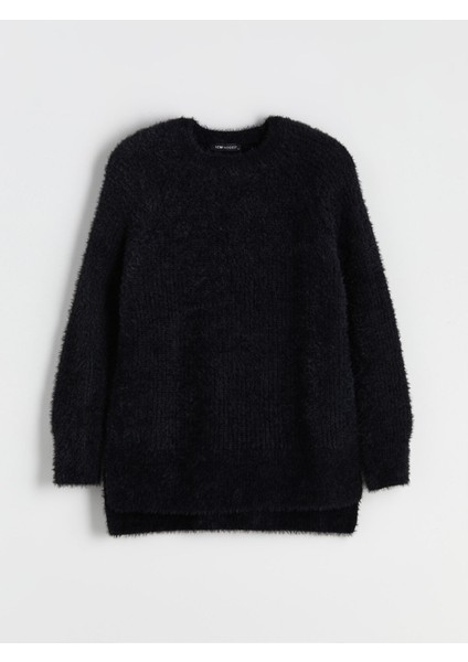 Yeni Sezon Bisiklet Yaka Kadın Triko Tunik indirimleri