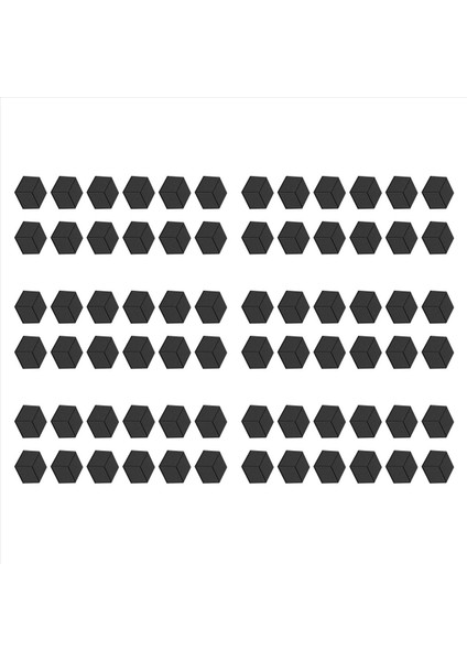 72 Ses Yalıtım ve Akustik (Siyah) Için Paket Akustik Köpük Kendi Yapışkan Ses Geçirmez Paneller (Yurt Dışından)