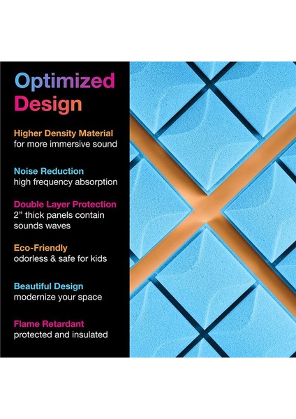 Akustik Köpük Paneller 5 Paket 30X30X5CM Stüdyo Fayansları Ses Panelleri Ses Geçirmez Köpük Panelleri Siyah (Yurt Dışından) indirimleri