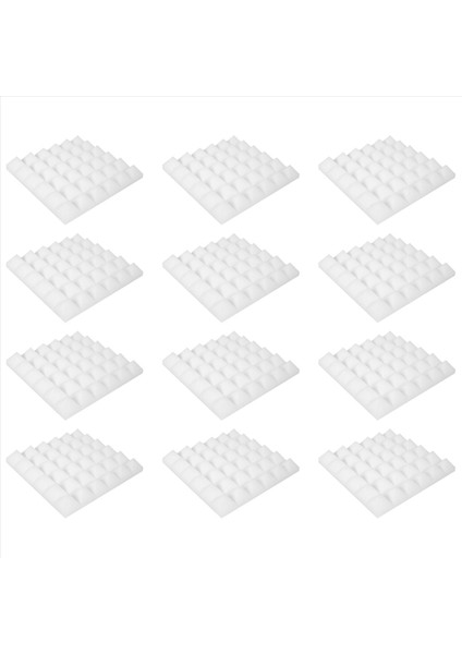 12 Paket Akustik Paneller Ses Geçirmez Köpük Panelleri Stüdyo Ses Yalıtımı Takozları Duvar Gürültü Köpüğünü Azaltma Müzik Stüdyosu Vb (Yurt Dışından) fiyatları