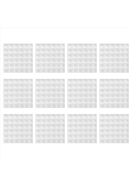 12 Paket Akustik Paneller Ses Geçirmez Köpük Panelleri Stüdyo Ses Yalıtımı Takozları Duvar Gürültü Köpüğünü Azaltma Müzik Stüdyosu Vb (Yurt Dışından) modelleri