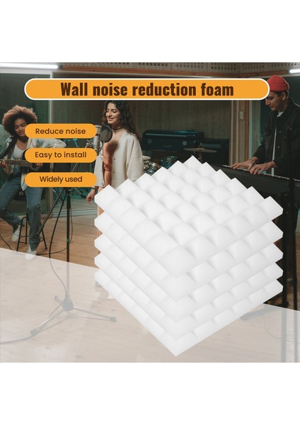 12 Paket Akustik Paneller Ses Geçirmez Köpük Panelleri Stüdyo Ses Yalıtımı Takozları Duvar Gürültü Köpüğünü Azaltma Müzik Stüdyosu Vb (Yurt Dışından) indirimleri